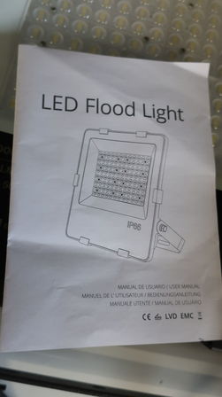 LED byggepladslampe