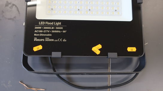 LED byggepladslampe