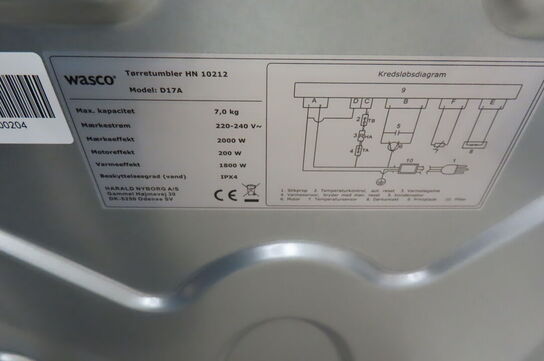 Tørretumbler WASCO D17A