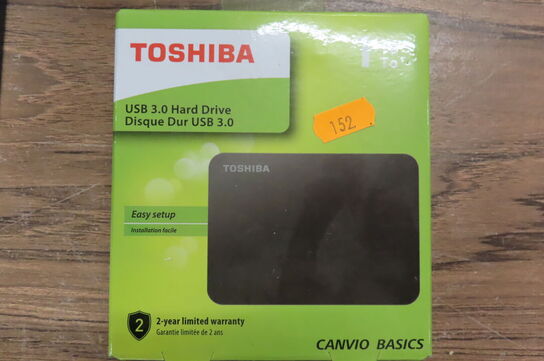 Ekstern harddisk TOSHIBA 1TB