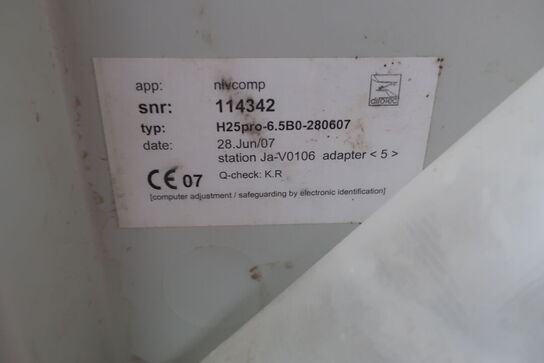 Elektronisk slangevaterpas NIVCOMP H25Pro-6.5B0-280607