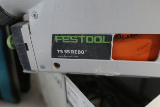 Dyksav FESTOOL TS 55 REBQ med føringsskinne