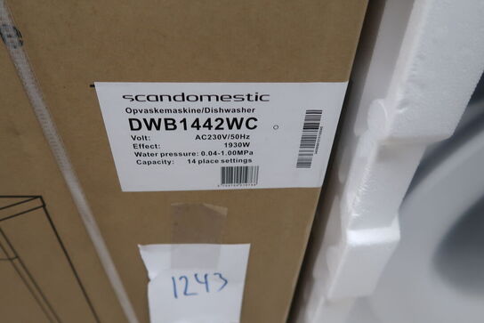 Scandomestic DWB1442WC Opvaskemaskine til indbygning