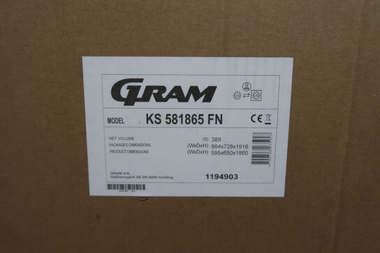 Gram KS 581865 FN - fritstående køleskabe