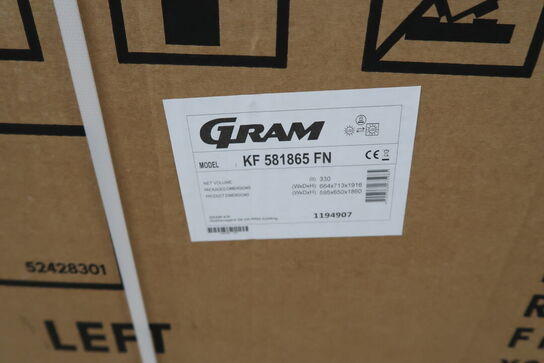 Gram KF 581865 FN NoFrost køle/fryseskab 