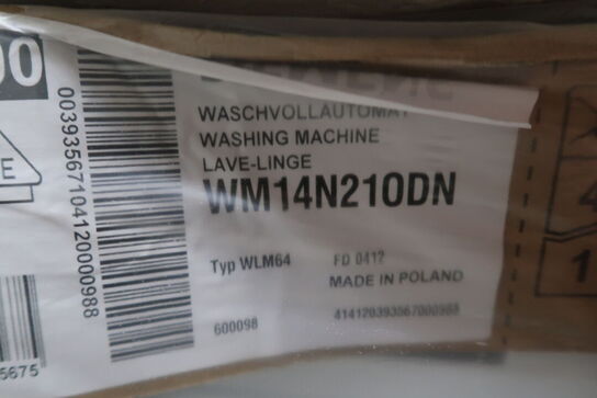 Siemens extraKlasse WM14N21ODN Frontbetjent vaskemaskine