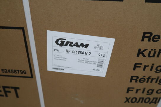 Gram KF 411864 N/2 køle/fryseskab med LED belysning