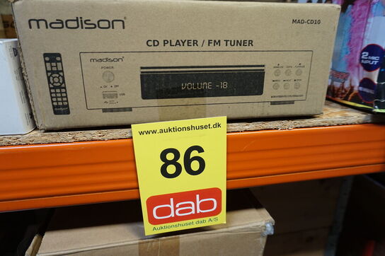 Madison CD Afspiller og FM radio m. USB