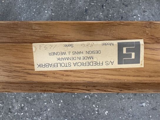 5 stk. Hans J. Wegner Model 886, Serie 1294 stole med armlæn MOMSFRI