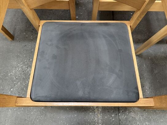 5 stk. Hans J. Wegner Model 886, Serie 1294 stole med armlæn MOMSFRI