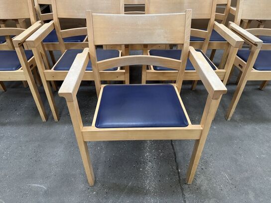 10 stk. Hans J. Wegner Model 886, Serie 1294 stole med armlæn MOMSFRI