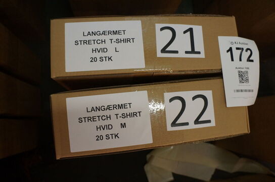 40 stk. Langærmede t-shirts 