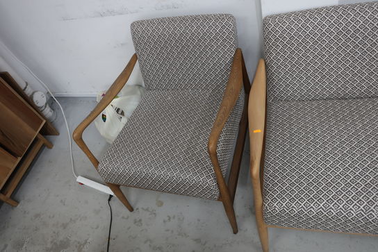 2-personers sofa samt 2 stk. loungestole NESHIMAN