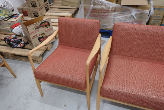 2-personers sofa samt 2 stk. loungestole NESHIMAN