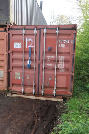 40" container uden indhold