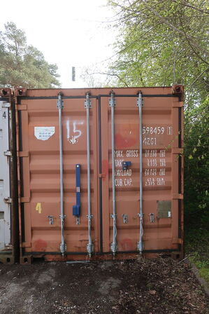 40" container uden indhold