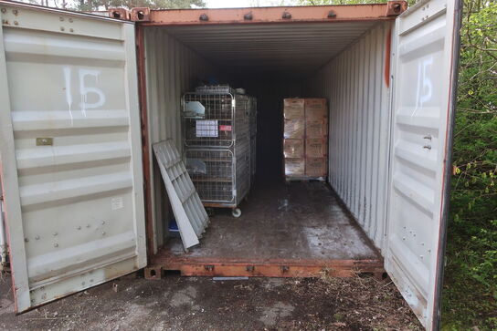 40" container uden indhold