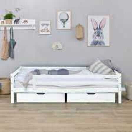 ECO Dream juniorseng 90x200 cm med skuffer & sengehest