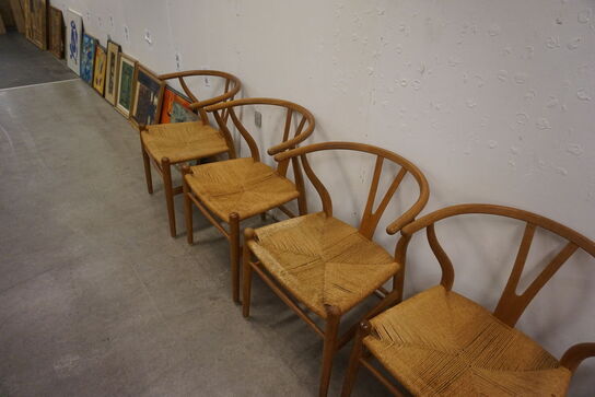 5 stk. Y-stole af Hans J.Wegner