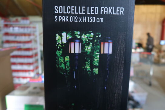 17 pk. Led Havefakkel Ø7,5xh 49,5 Cm