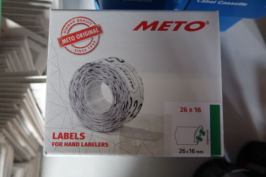 3 pk. Meto labels til prispistoler