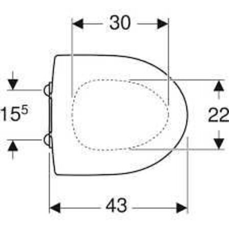 Ifö Spira toiletsæde quick release & softclose