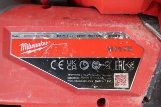 Borehammer og støvsuger MILWAUKEE M18 FH, M18-28 CDEX