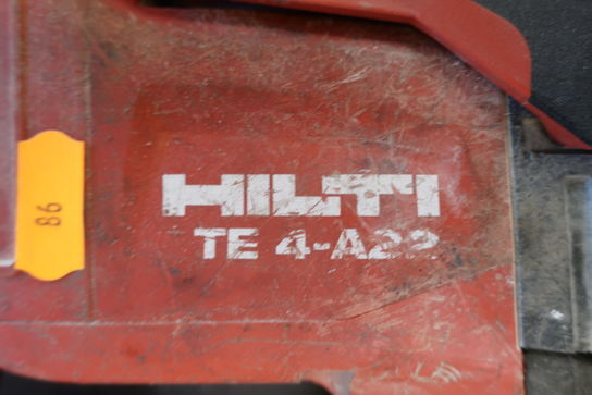 Borehammer og støvsuger HILTI TE 4-A22, TE DRS-4-A 