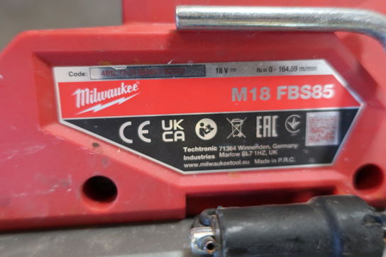 Båndsav MILWAUKEE M18 FBS85