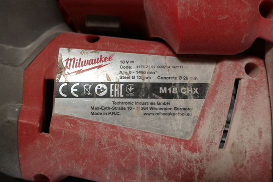 Borehammer og støvsuger MILWAUKEE M18 CHX, M18 CDEX