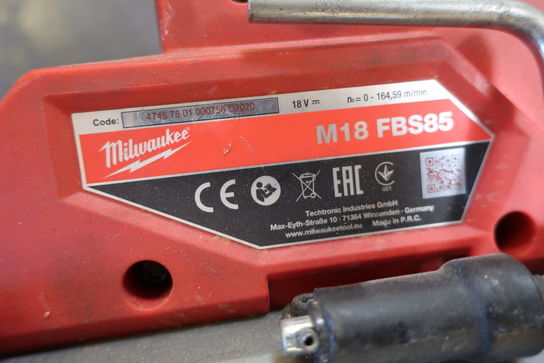 Båndsav MILWAUKEE M18 FBS85