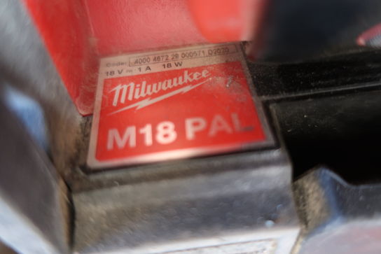 3 stk. arbejdslamper MILWAUKEE M18 AL, M18 PAL, M18 LL