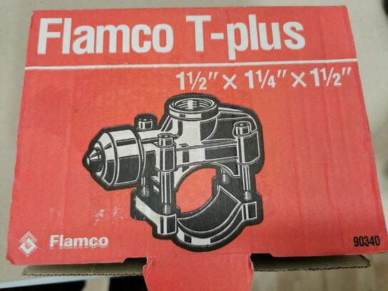 FLAMCO T-plus anboringstee 1 1/2" x 1 1/4" x 1 1/2 "