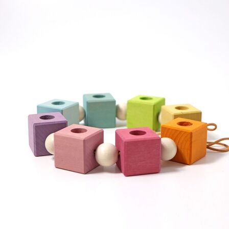 Pastel cubes, fødselsdagsring - Grimms