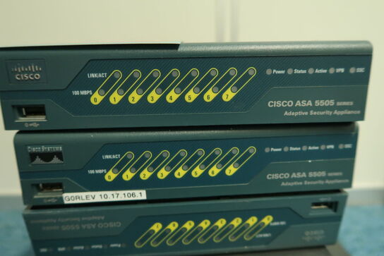 Diverse Cisco udstyr 