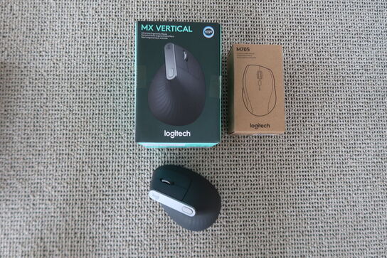 2 stk. Logitech Wireless muse M705 & MX Vertical