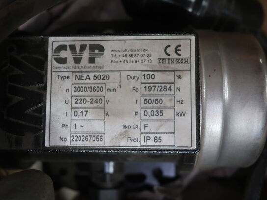 2 stk. elektrisk vibrator motor CVP NEA 5020