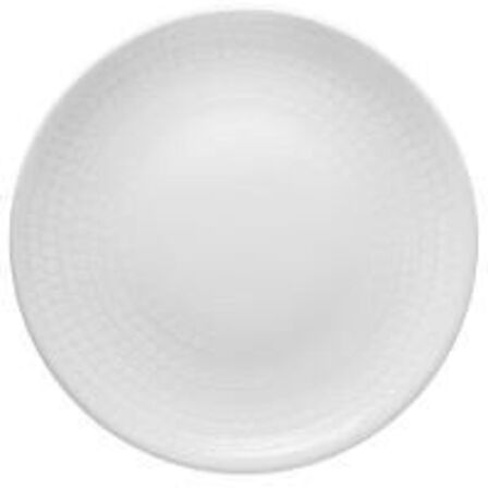 12 stk. Tallerken coupe flad hvid 210 mm Points