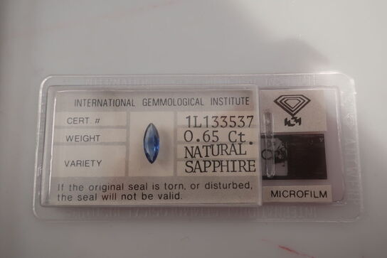 Safir 0,65 kt. 