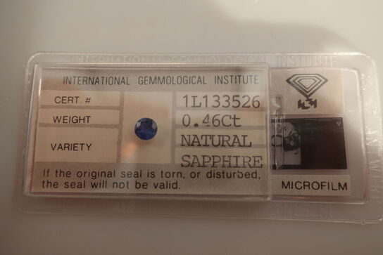 Safir 0,46 kt. 