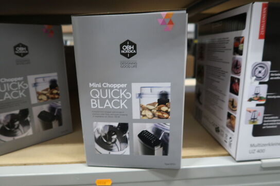 Minihakker OBH Mini Chopper Quick Black 6721