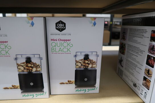 Minihakker OBH Mini Chopper Quick Black 6721
