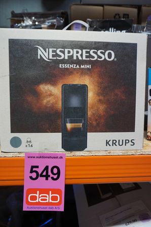 Nespresso Essenza Mini-kaffemaskine fra Krups, Sort