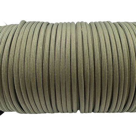 3 stk. Faldskærmsline Paracord 550 100M Military Green