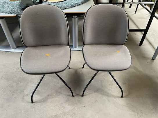 2 stk. konferencestole, GUBI Beetle