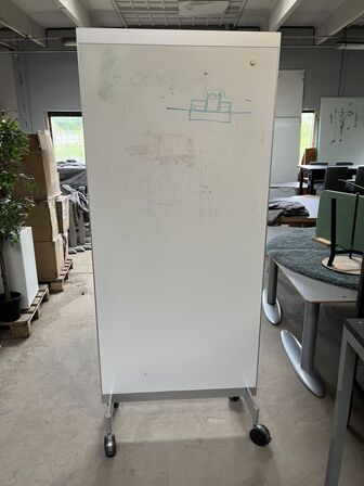 Whiteboard på hjul BORKS