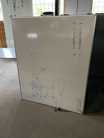 2 stk. whiteboard