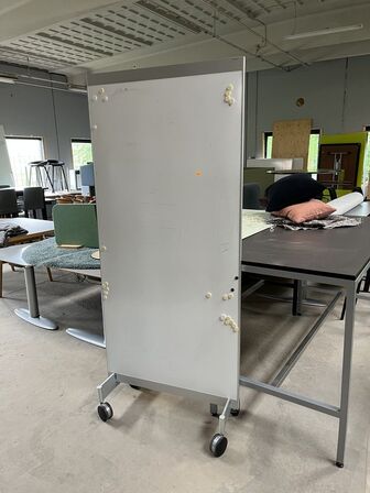 Whiteboard på hjul BORKS
