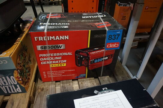 Freimann FM-S8500W luftkølet professionel benzingenerator