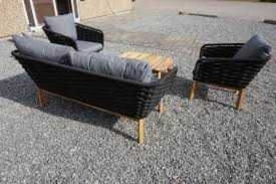 Malibu Loungesæt Sofa, bord & 2 stole 